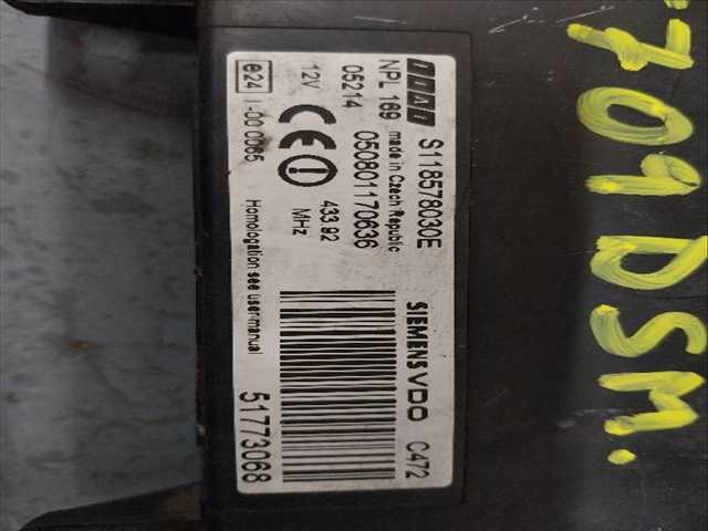 Foto 3ª: Caja Reles Fusibles Fiat Panda 1.2 G [188A4000] (2005)