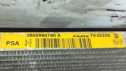 Foto 3ª: Radiador Calefaccion A.A. Citroen Xsara 1.6 HDI SATISFACTION PLUS II PICASSO 109CV 80KW [9HZ] (2007)