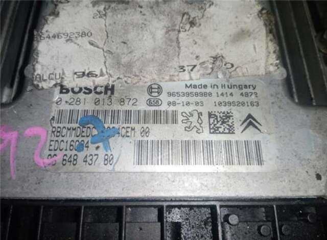 Centralita Motor ECU Citroen C4 1.6 HDI