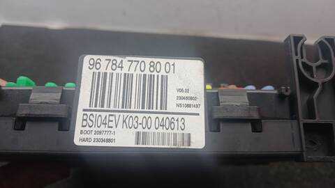 Foto 3ª: Caja Reles Fusibles Citroen Berlingo 1.6 HDI 75 75CV 55KW FURGONETA [9H06] (2013)