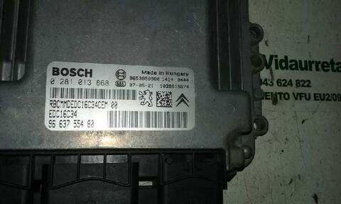Foto 2ª: Centralita Motor ECU Citroen C3 HDI 92 EXCLUSIVE 90CV 66KW [9HX] (2007)
