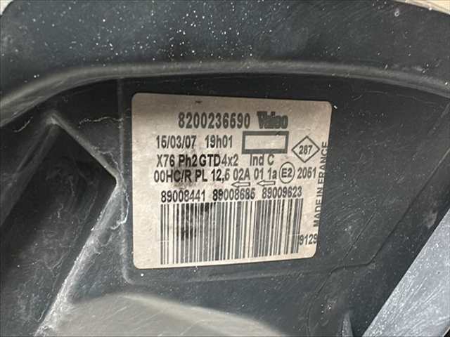 Foto 2ª: Faro Izquierdo Renault Kangoo 1.5 DCI [K9KU716] (2007)