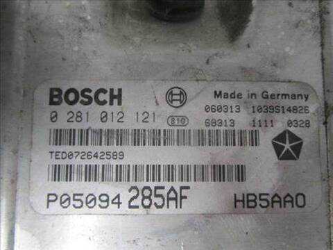 Foto 2ª: Centralita Motor ECU Chrysler Voyager 2.8 CRD 150CV 110KW [ENR] (2007)