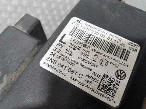 Foto 3ª: Faro Izquierdo Volkswagen Tiguan ADVANCE BMT 150CV 110KW [DTSB] (2020)