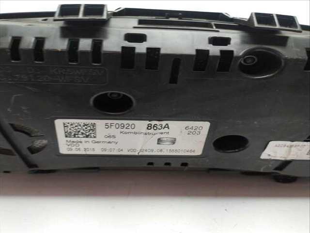 Foto 2ª: Cuadro de Instrumentos Seat Leon 2.0 TDI (2012)