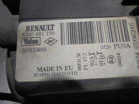 Foto 3ª: Faro Izquierdo Renault Laguna 1.9 DCI DIESEL 120CV 88KW [F9Q D6] (2005)