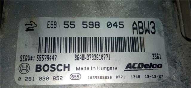 Foto 1ª: Centralita Motor ECU Opel Zafira 2.0 EXCELLENCE [2.0 LTR. - 96 KW CDTI] [A20DT]
