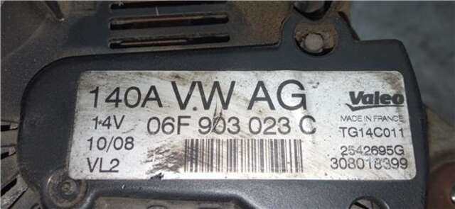 Foto 1ª: Alternador Volkswagen Golf 2.0 GTI [BWA]