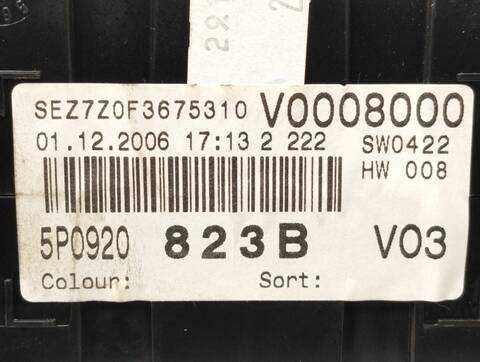Foto 4ª: Cuadro de Instrumentos Seat Altea FAMILY 140CV 103KW [BKD] (2008)