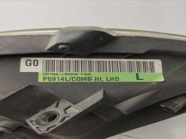 Foto 3ª: Faro Izquierdo Honda Crv ELEGANCE 140CV 103KW RE) [N22A2] (2008)