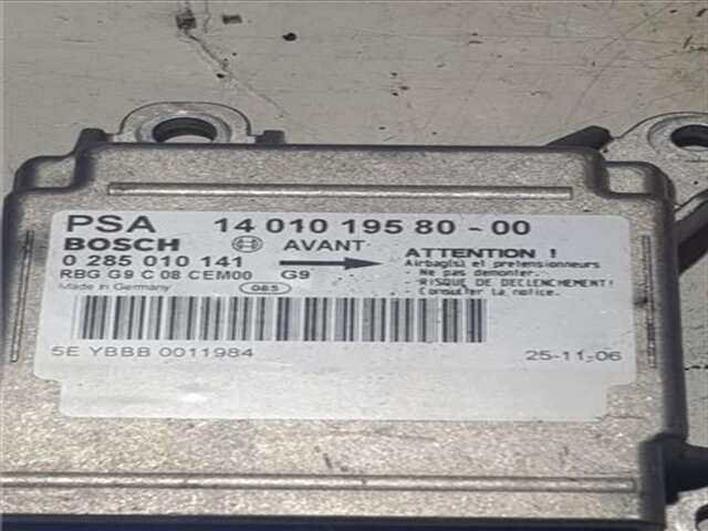 Foto 2ª: Centralita Airbag Peugeot Expert 2.0 COMBI L1 [2.0 LTR. - 88 KW HDI CAT (RHK - DW10UTED4)] [RHK (DW10UTED4)]