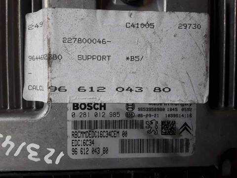 Foto 2ª: Centralita Motor ECU Citroen C4 COLLECTION 1.6 HDI CAT 9HY - DV6TED4) 109CV (2020)