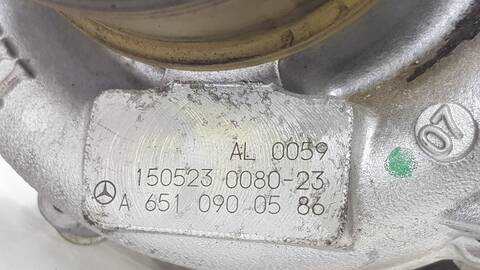 Foto 3ª: Turbocompresor Mercedes Clase B 150 B 200 CDI 246.208) [651930] (2011)