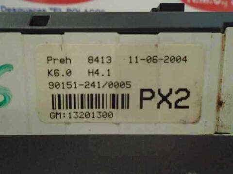 Foto 2ª: Mando Calefacción A. A. Opel Astra 1.4 16V 90CV 66KW [Z14XEP] (2004)