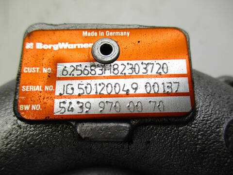 Foto 3ª: Turbocompresor Renault Laguna K9K780 BERLINA (2008)