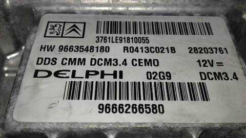 Foto 3ª: Centralita Motor ECU Citroen C5 EXCLUSIVE BERLINA 136CV 100KW [RHR] (2009)