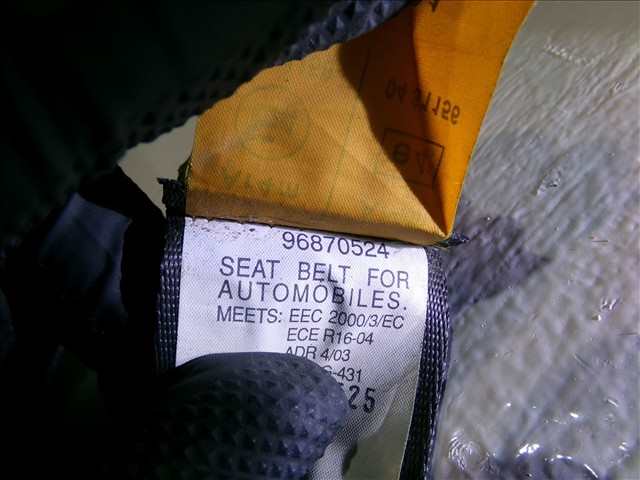 Foto 4ª: Cinturón Trasero Izquierdo Chevrolet Aveo 1.2 G 2008-2011 [B12D1] (2009)