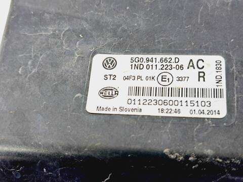 Foto 4ª: Faro Antiniebla Delantero Derecho Volkswagen Golf 1.6 TDI DPF 105CV 77KW [CLH] (2014)