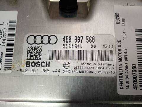 Foto 4ª: Centralita Motor ECU Audi S4 4.2 AVANT 344CV 253KW [BBK] (2005)