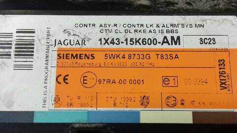 Foto 3ª: Centralita Motor ECU Jaguar X Type 2.5 V6 24V CAT 196CV 144KW [XB] (2002)