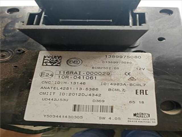 Foto 3ª: Caja Reles Fusibles Citroen Jumper 2.0 33 L1 BLUEHDI 110 [2.0 LTR. - 81 KW BLUE-HDI FAP CAT]