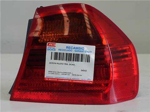 Foto 1ª: Piloto Trasero Derecho Bmw Serie 3 315 2.0 320D BERLINA 163CV 120KW [M47N 204 D4] (2005)
