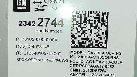 Foto 4ª: Sistema Audio Radio CD Opel Mokka EDITION ECOFLEX 4X4 131CV 96KW [A17DTS] (2014)