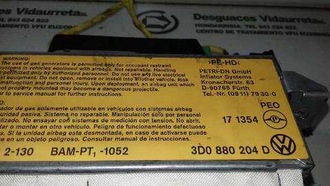 Foto 2ª: Airbag Delantero Derecho Volkswagen Phaeton TDI V6 4MOTION 5 ASIENTOS) 224CV 165KW [BMK] (2006)
