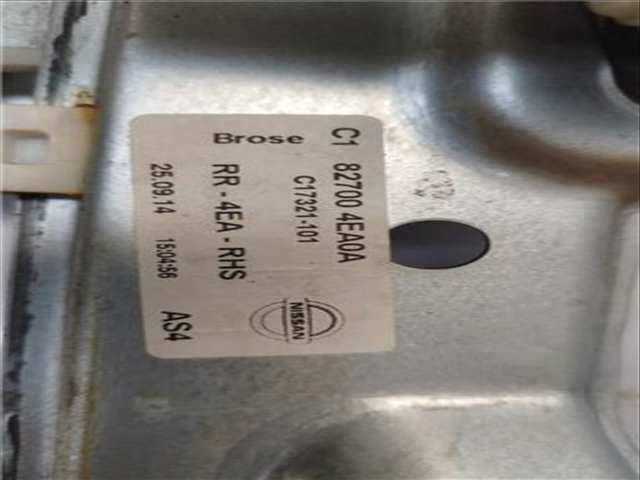 Foto 2ª: Elevalunas Eléctrico Trasero Derecho Nissan Qashqai 1.5 TEKNA PREMIUM [1 5 LTR. - 81 KW TD CAT] 110CV [K9K] (2014)