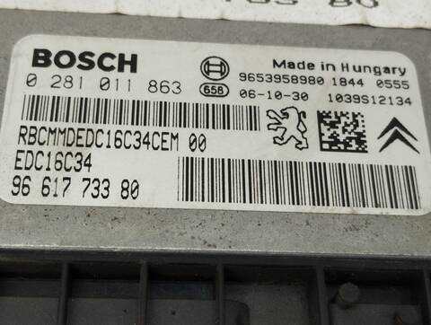 Foto 4ª: Centralita Motor ECU Citroen C4 COLLECTION BERLINA 90CV 66KW [D-9HX] (2006)
