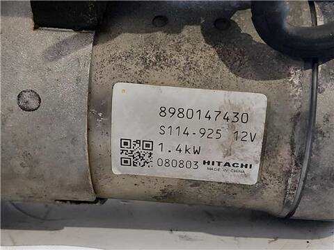Foto 3ª: Motor de Arranque Opel Astra 1.7 EDITION 110CV 81KW [Z 17 DTR] (2009)