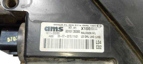 Foto 4ª: Faro Izquierdo Ssangyong Tivoli CRYSTAL 4X2 116CV 85KW [673910] (2015)