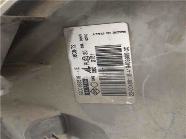 Foto 3ª: Faro Derecho Nissan Interstar 2.5 FURGÓN L1H1 3.3T [2.5 LTR. - 84 KW DCI DIESEL CAT] [D-G9UA7]
