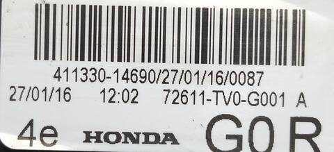 Foto 2ª: Cerradura Puerta Trasera Derecha Honda Civic COMFORT 1 I 141CV (2012)