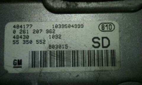 Foto 2ª: Centralita Motor ECU Opel Corsa 1.2 16V CAT Z 12 XE - LW4) 75CV 55KW [Z12XE] (2004)