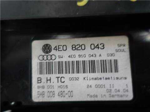 Foto 3ª: Mando Climatizador Audi A8 3.0 TDI QUATTRO 233CV 171KW [ASB] (2004)