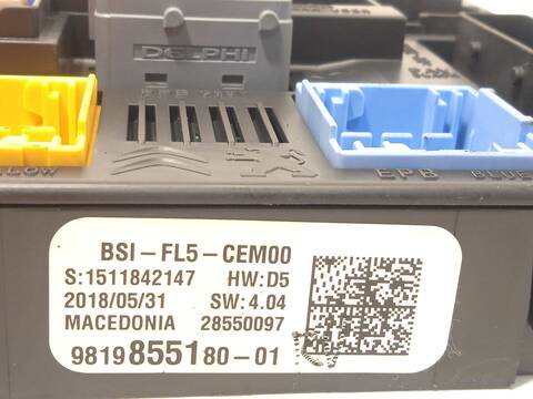 Foto 4ª: Caja Reles Fusibles Peugeot 3008 1.2 THP/ PURETECH 130 MRHNSM MRHNSU MRHNSJ MRHNYW ... 131CV 96KW [HNY] (2018)