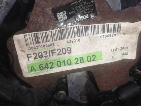 Foto 3ª: Motor Completo Mercedes Clase C 160 642910 BERLINA (2006)