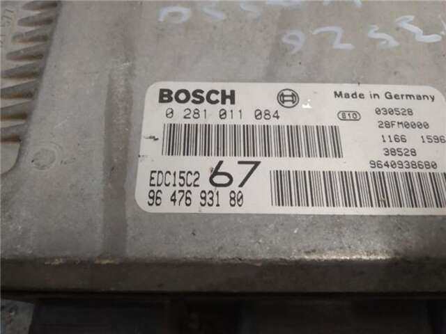 Foto 3ª: Centralita Motor ECU Citroen Xsara 2.0 HDI EXCLUSIVE [2.0 LTR. - 66 KW HDI CAT (RHY - DW10TD)] [RHY (DW10TD)]