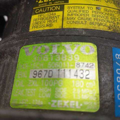 Foto 3ª: Compresor Aire Acondicionado Volvo S40 1.9 TURBO CAT BERLINA 200CV 147KW [B4194T2] (2002)