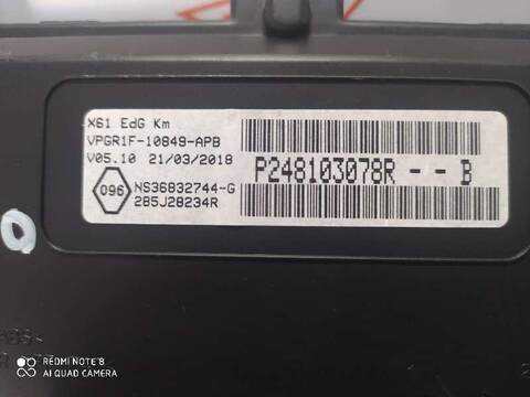 Foto 3ª: Cuadro de Instrumentos Renault Kangoo PROFESIONAL 90CV 66KW [K9K628] (2018)