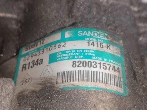 Foto 3ª: Compresor Aire Acondicionado Renault Clio K9K702 (2003)