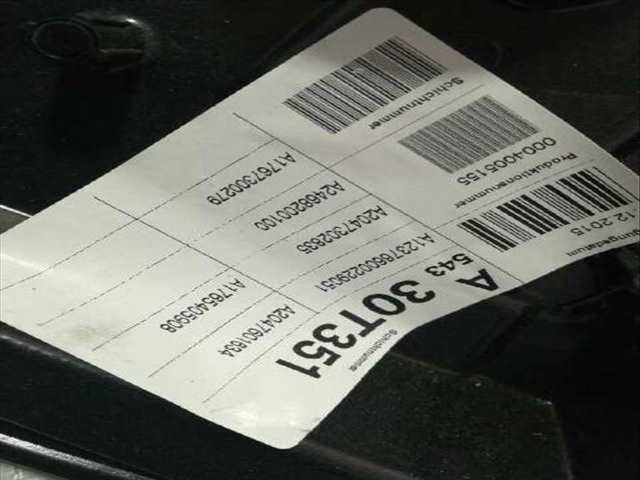 Foto 3ª: Elevalunas Manual Trasero Derecho Mercedes Clase A 140 A 180 CDI BLUEEFFICIENCY 176.012) 109CV 80KW [K9K] (2016)