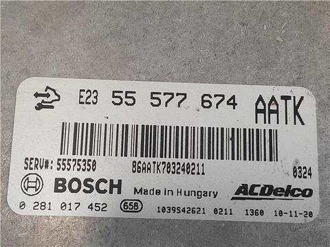 Foto 3ª: Centralita Motor ECU Opel Astra 2.0 CDTI 160CV 118KW [A 20 DTH] (2011)