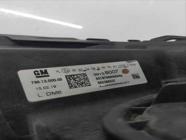 Foto 2ª: Faro Izquierdo Opel Astra 136 CV 100KW [D16DTH LVL D16] (2019)