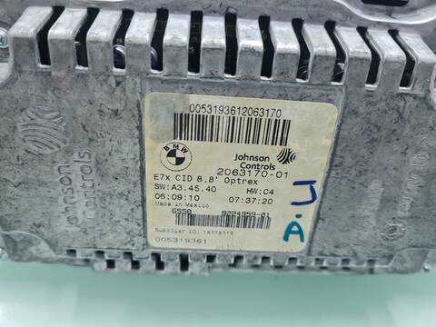 Foto 3ª: Pantalla Multifuncion Bmw X5 XDRIVE30D 245CV 180KW [N57D30A] (2010)