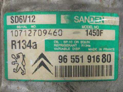 Foto 2ª: Compresor Aire Acondicionado Citroen C3 1.6 16V (2002)