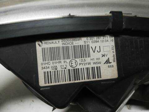 Foto 2ª: Faro Izquierdo Renault Captur K9KF6 (2016)