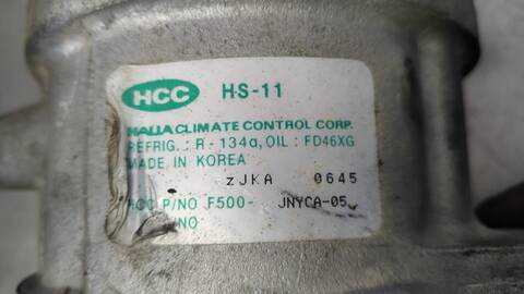 Foto 3ª: Compresor Aire Acondicionado Tata Indica IDI 53CV 39KW [475IDT14] (2005)