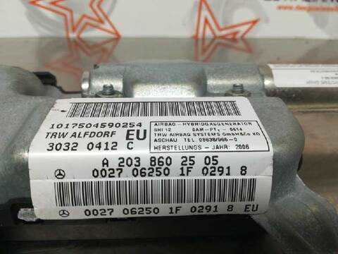 Foto 4ª: Airbag Lateral Delantero Izquierdo Mercedes Clase C 160 BERLINA 170CV 125KW (2000)